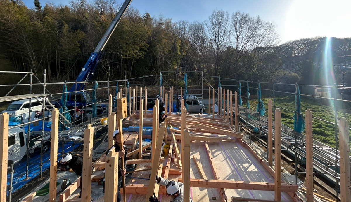 【祝・上棟】香川県丸亀市にて上棟しました！｜愛媛・香川・徳島でお家を建てるならクリエイト伸 