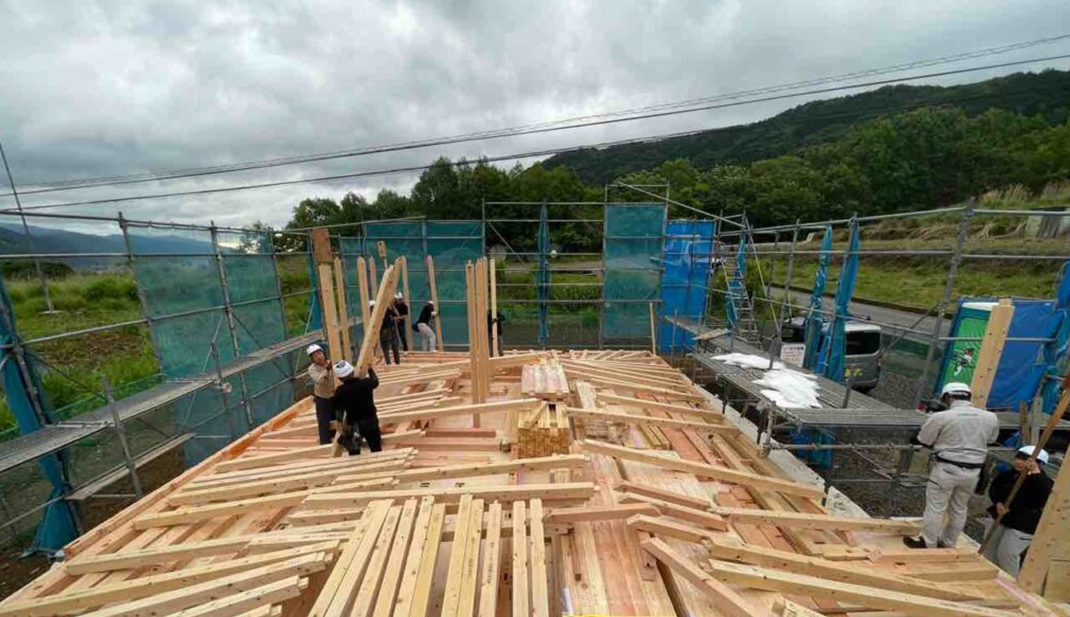 【上棟】徳島県三好市にて｜愛媛・香川・徳島でお家を建てるならクリエイト伸