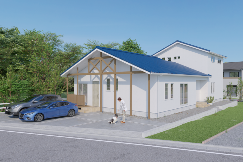 『青い屋根でつながる3世帯の家』完成見学会開催！｜イベント・見学会情報｜新着情報｜四国中央市・新居浜市の新築一戸建て・注文住宅なら｜CreateHome～クリエイトホーム～クリエイト伸